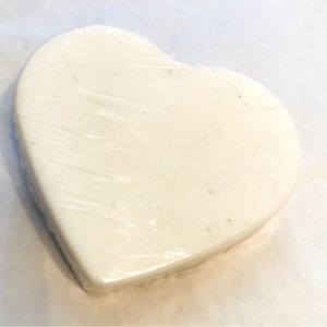 HEART ♥️ SHAPED STRAWBERRIES AND CREAM SCENTED BAR SOAP